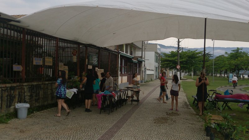 Montagem da lona