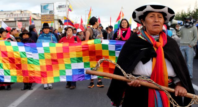 Bem viver marcha indígena
