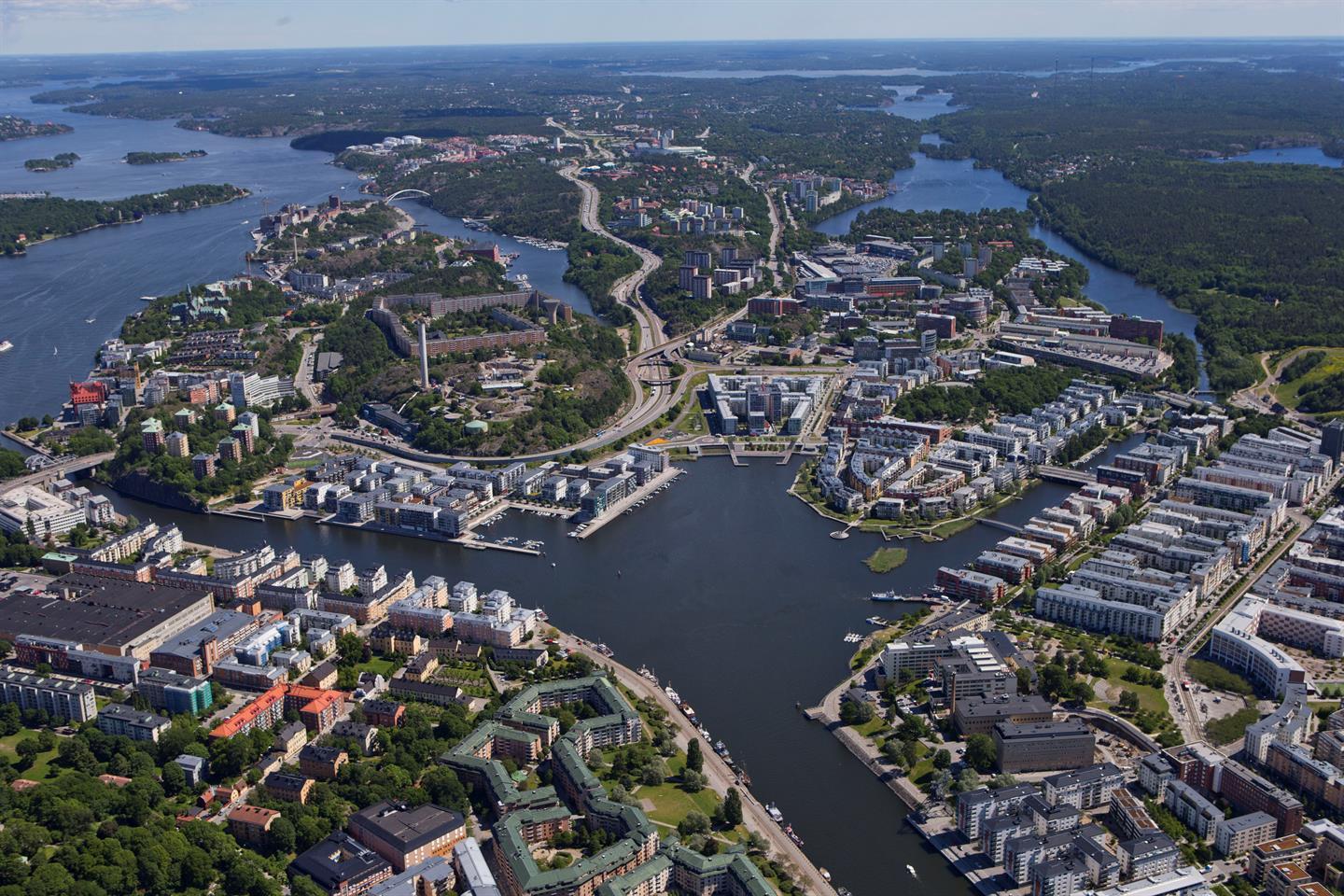 Barrio hammarby sjöstad foto