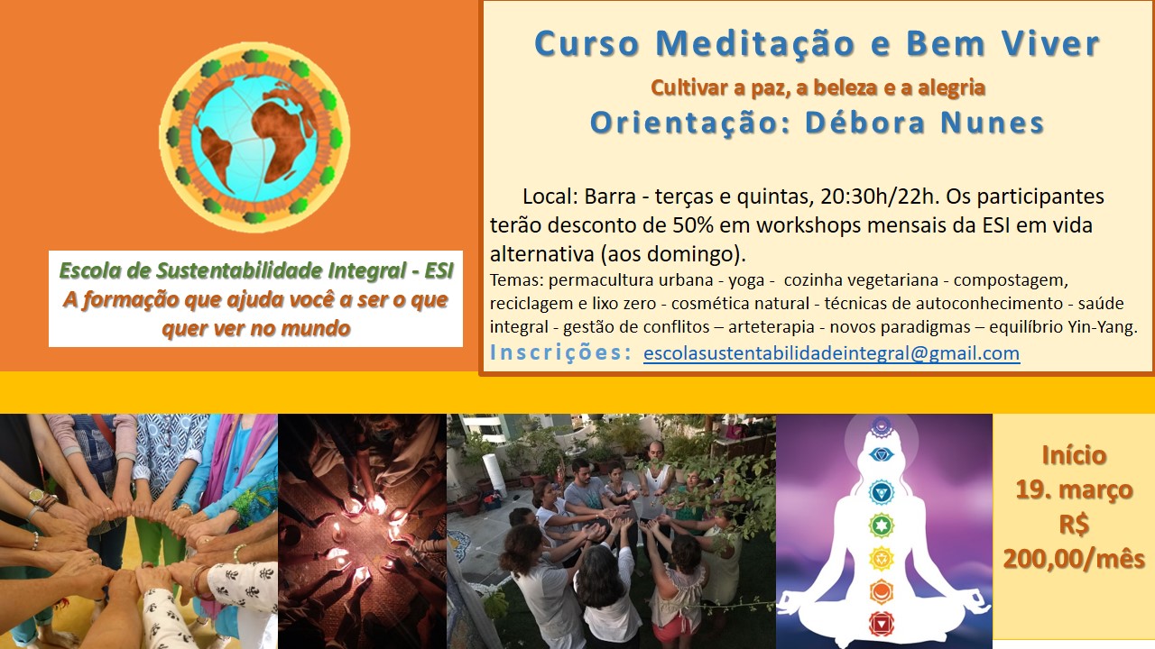 Meditação e bem viver whatsapp