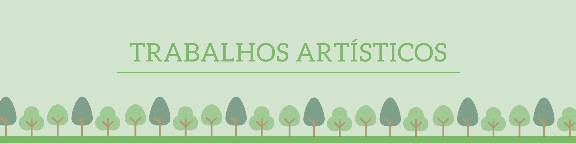 Trabalhos artisticos