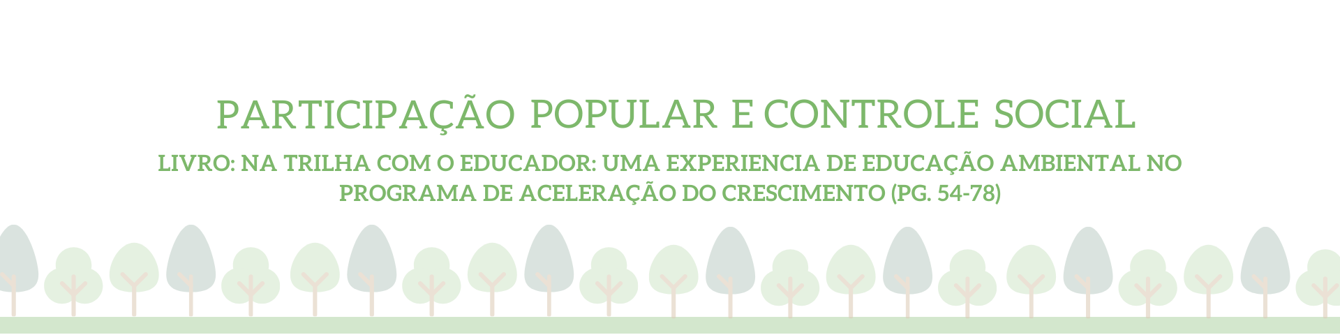 Participacao popular controle social