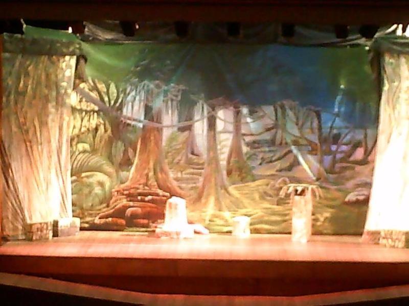 Painel de 5mt x 7mt cenário de teatro