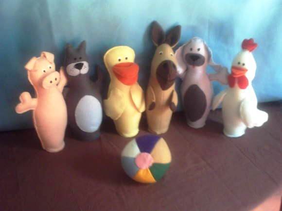 Boliche bichos da fazenda