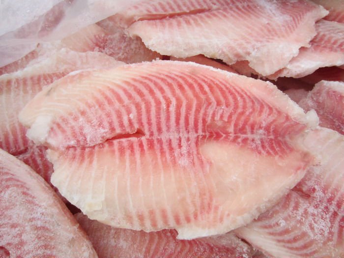 On sale tilapia fillet ice fish