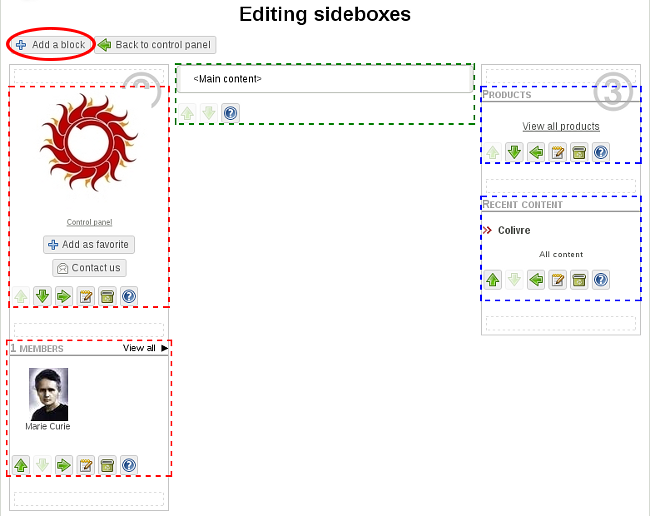 Edit sideboxes