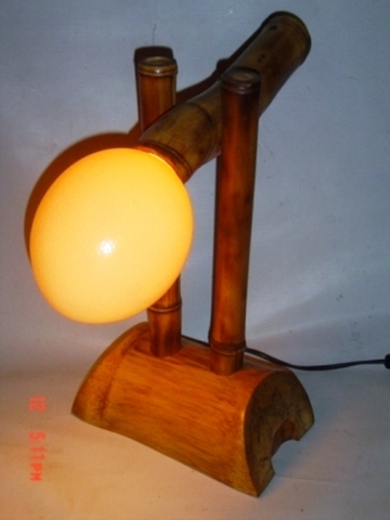 Bambu ovo de avestruz display