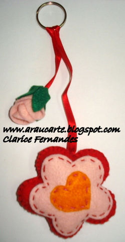 Chaveiro flor 2 display