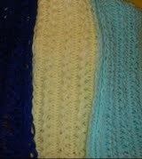 Cachecol croche de grampo display