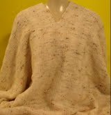 Poncho beje mescla display