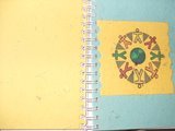Caderno personalizado economia solidária display