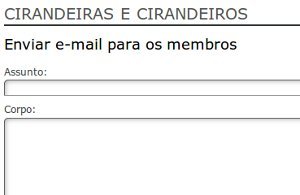 04 enviar emails comunidade display