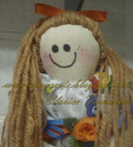 Boneca de pano 3 display