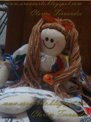 Boneca de pano 4 display