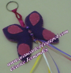 Chaveiro borboleta 2 display