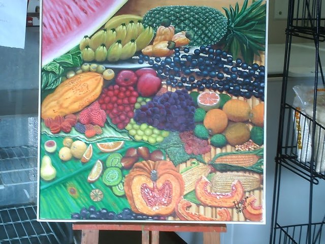 Frutas regionais display