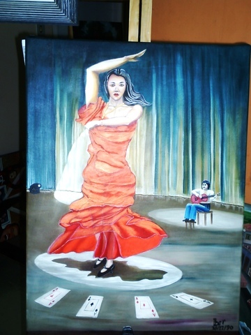 Dança flamenca display