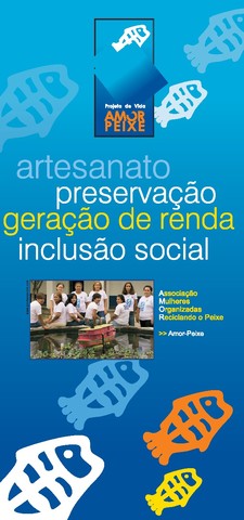 Folder amor peixe display