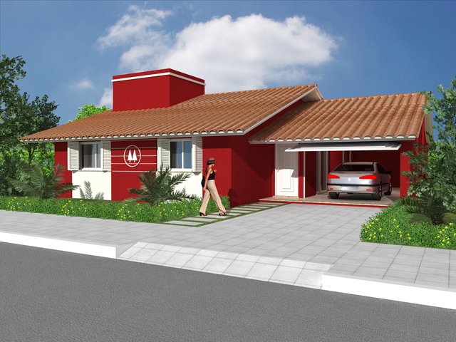 Casa 3dorm com garagem display
