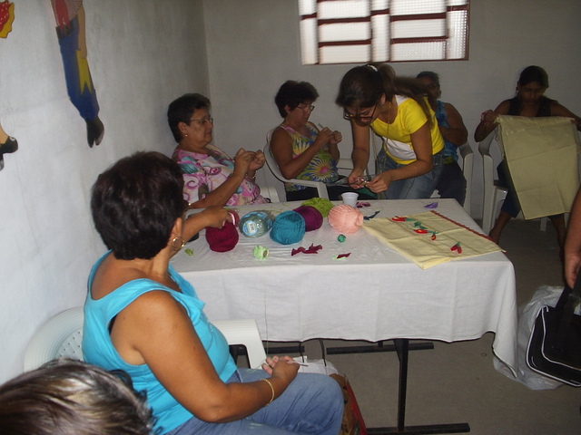 Oficina de crochê display