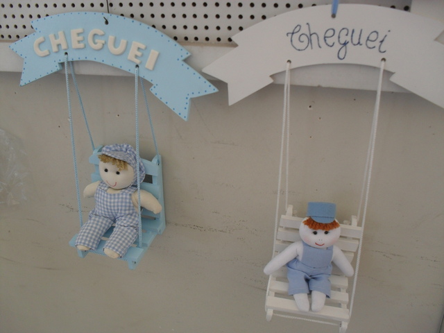 Enfeite de porta de menino display