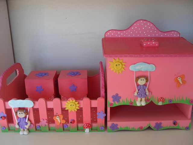Kit de bebê em mdf display