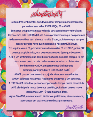 Sentimentos display