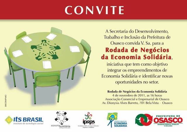 Convite rodada negocios display display