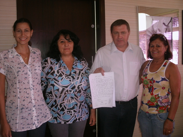 Novo termo de compromisso assinado em fevereiro de 2012 passando o centro de referencia da mulher para a amec display