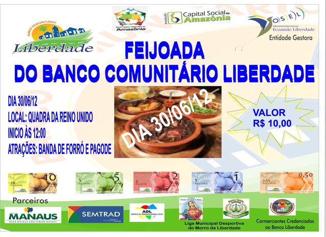 Panfleto feijoda do banco display