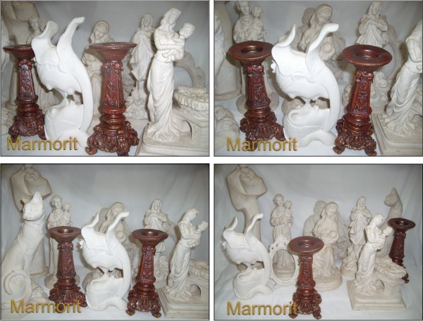 Peças em marmorit 1c display