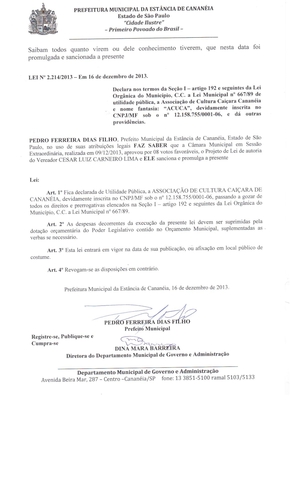 Utilidade pública display