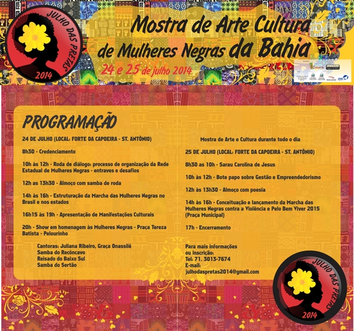 Convite com programação mulheres display