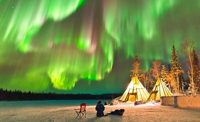 Auroraboreal canada display