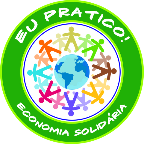 Eu pratico economia solidaria display
