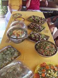 Alimentação vegana sadhana display