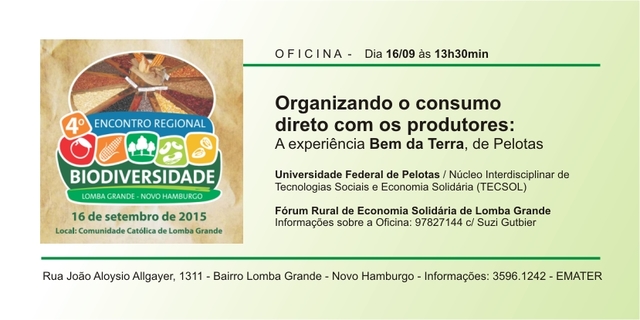 Oficina biodiversidade display