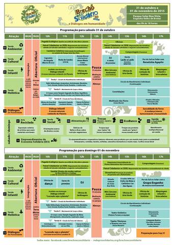 Programacao brecho ecosolidario 2015 display