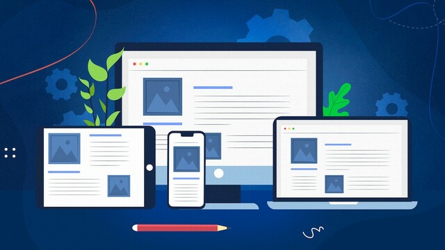0 responsive web design hero image display